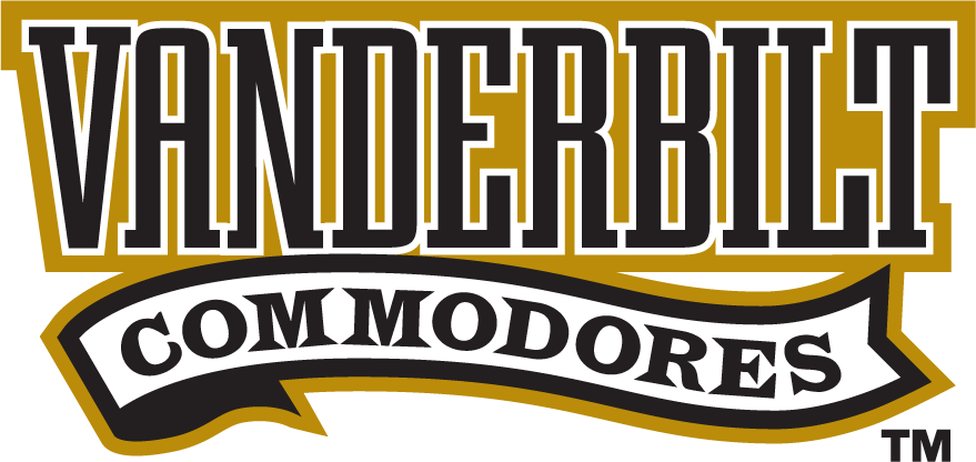 Vanderbilt Commodores 1999-2004 Wordmark Logo diy iron on heat transfer